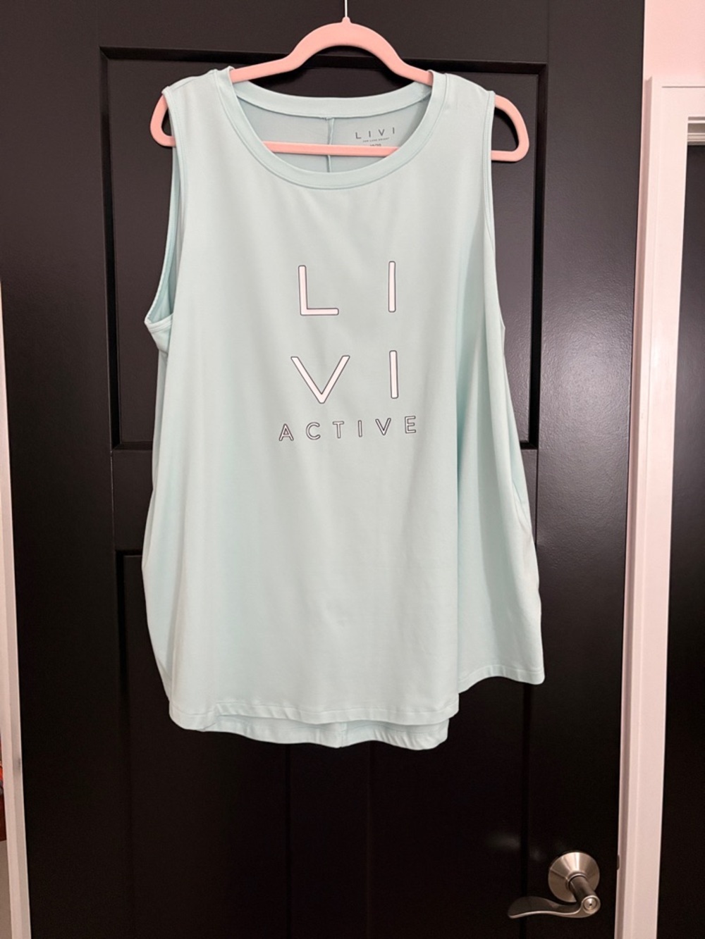 Lane Bryant (Plus Size) Mint Green Livi Active Tank Top. Size 18/20.